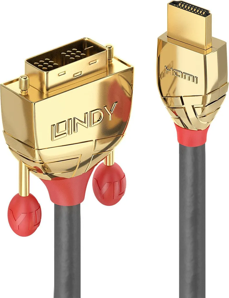 LINDY Câble Longue Distance 15m HDMI DVI-D pour Installation Multimédia