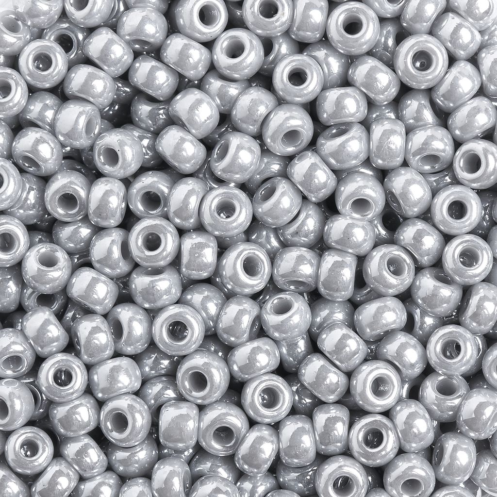 Miyuki-Rocailles, 2,5 mm, 12 g Pearl-Grey