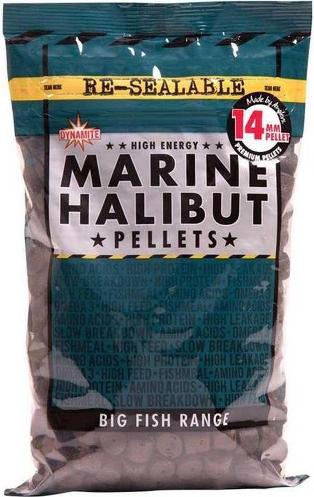 Dynamite Baits Marine Halibut Pre-Drilled Pellets 8mm 350 gr