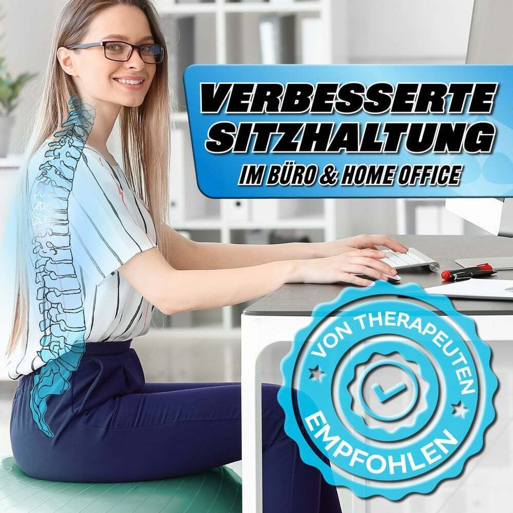 #DoYourFitness gymnastický míč včetně míčové pumpy fitness Obrázek produktu 5