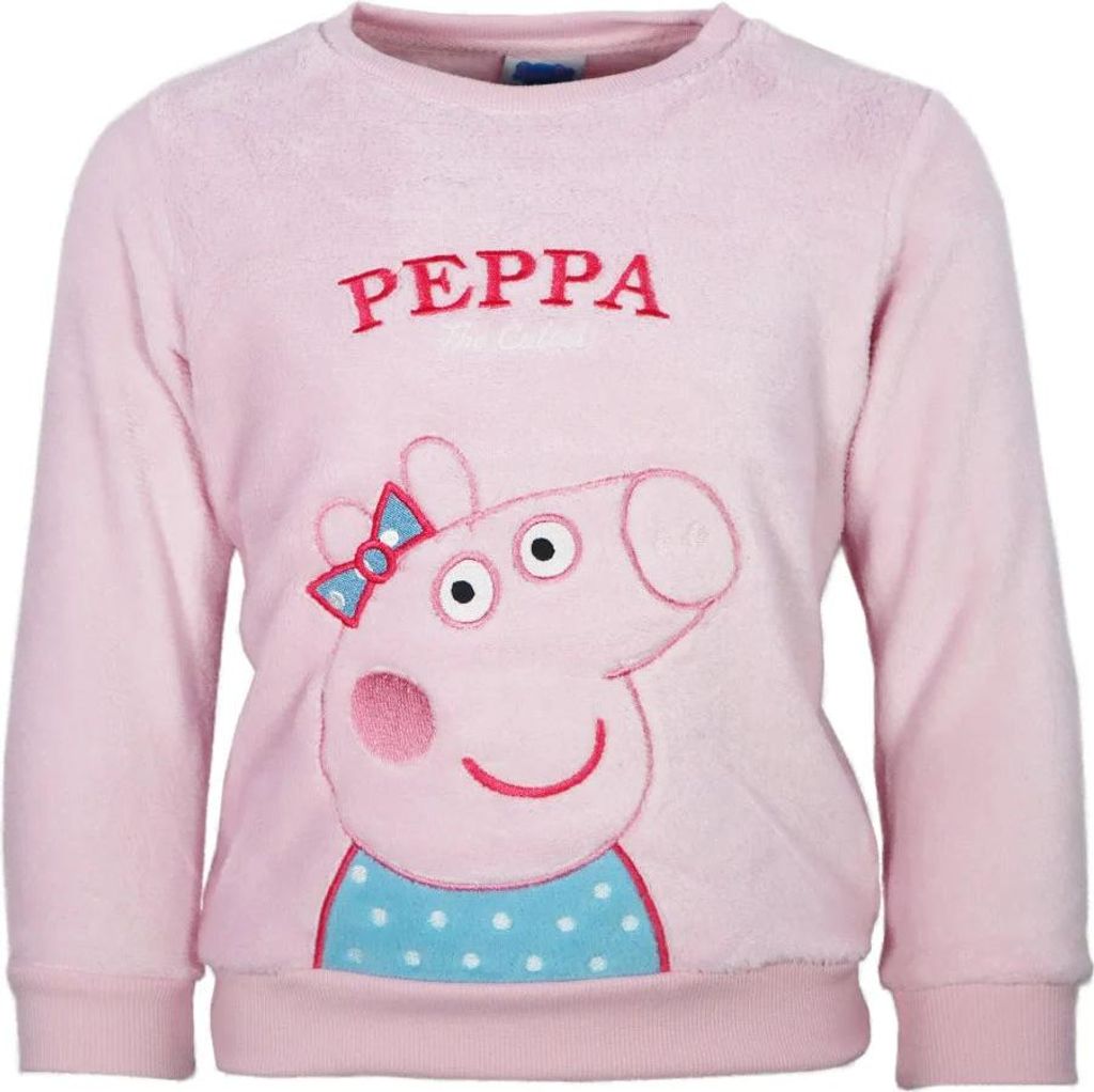 Peppa Wutz Mädchen Kinder  Pullover Sweater Pulli – Rosa / Produktbild 