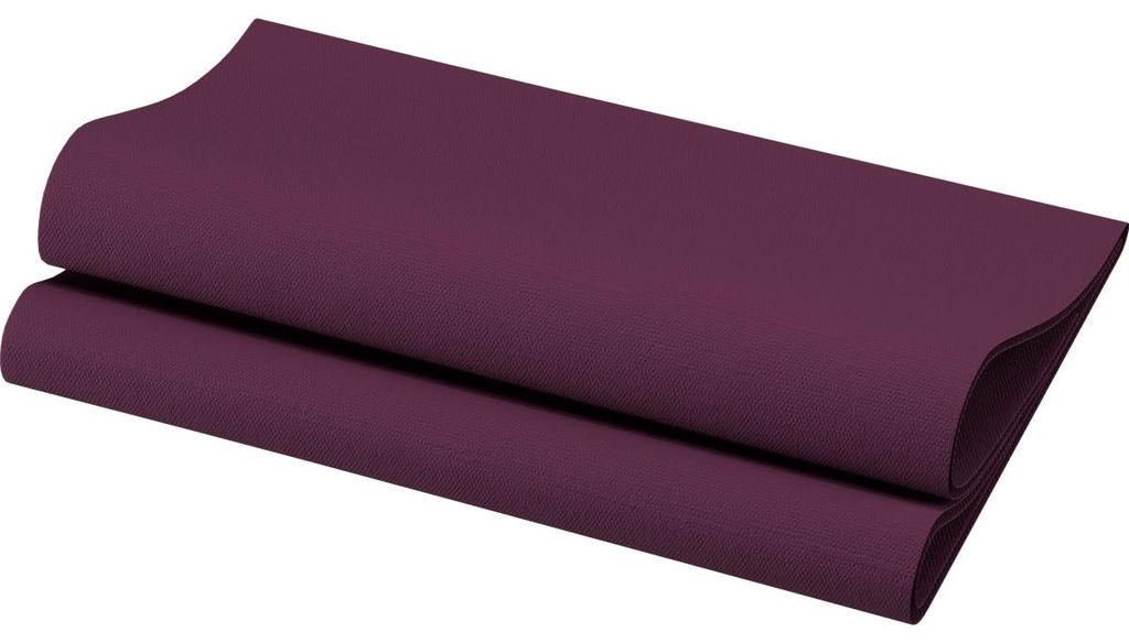 Duni Dunisoft Serviette 40 x 40 cm plum - 6 Stück