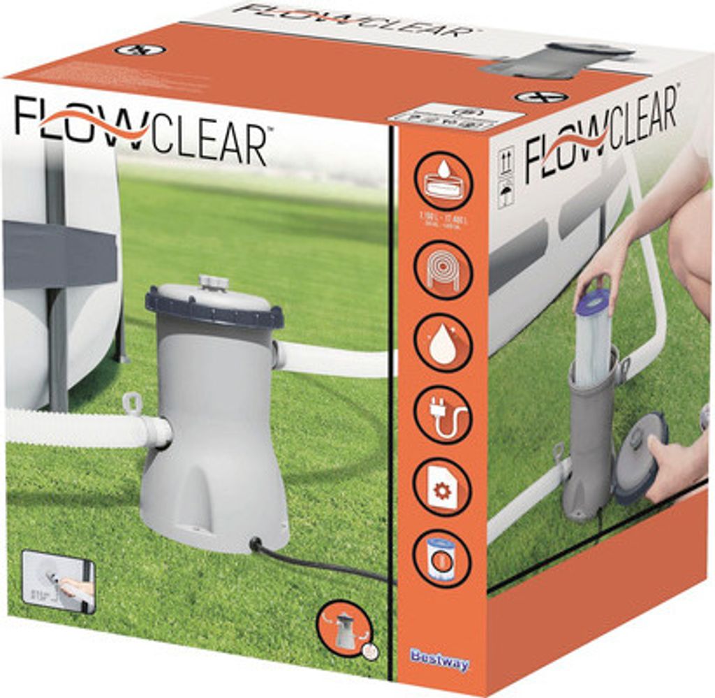 Bestway Flowclear Pool-Filterpumpe 3028 L/h Produktbild 11
