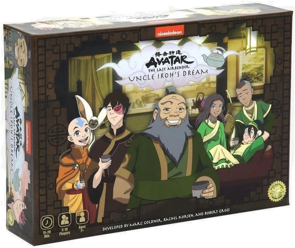 Jeu de Société Avatar Nickelodeon Le Rêve de l'Oncle Iroh Jeu Plateau