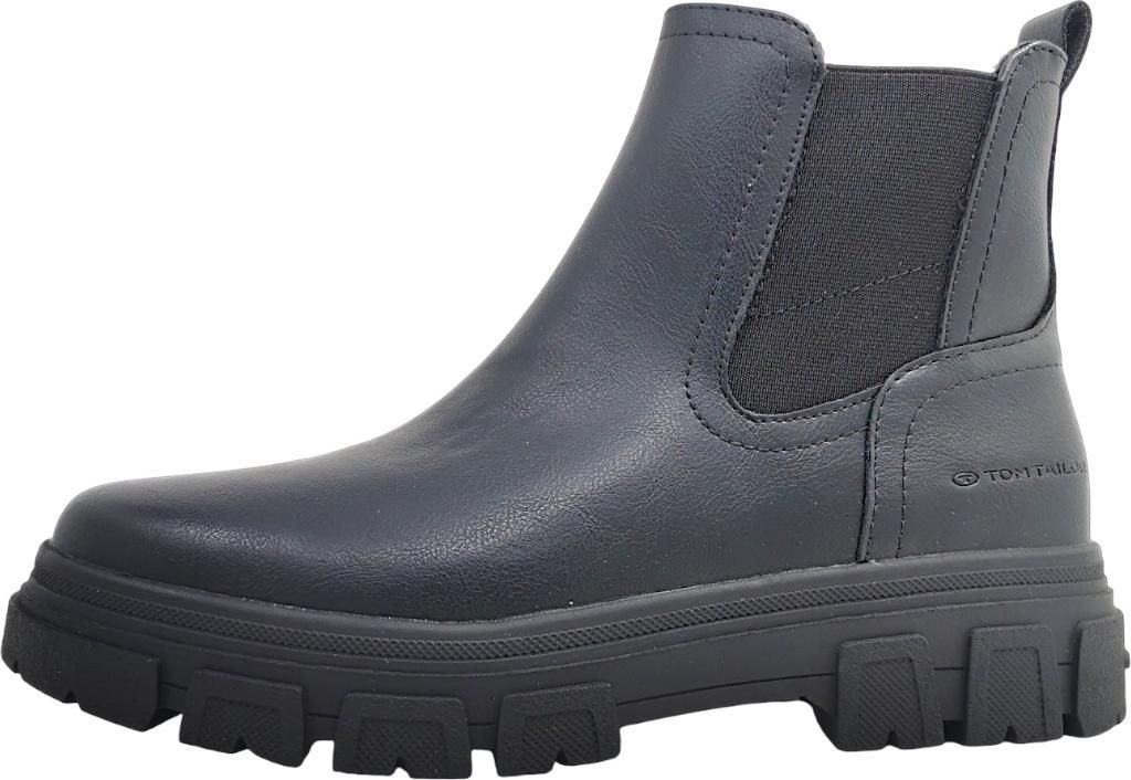 Tom Tailor  Damenschuhe Stiefel Reißverschluss Schwarz Productafbeelding 
