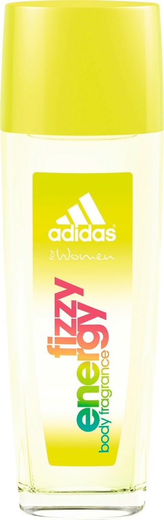 A product shot of an Adidas body fragrance spray for women.