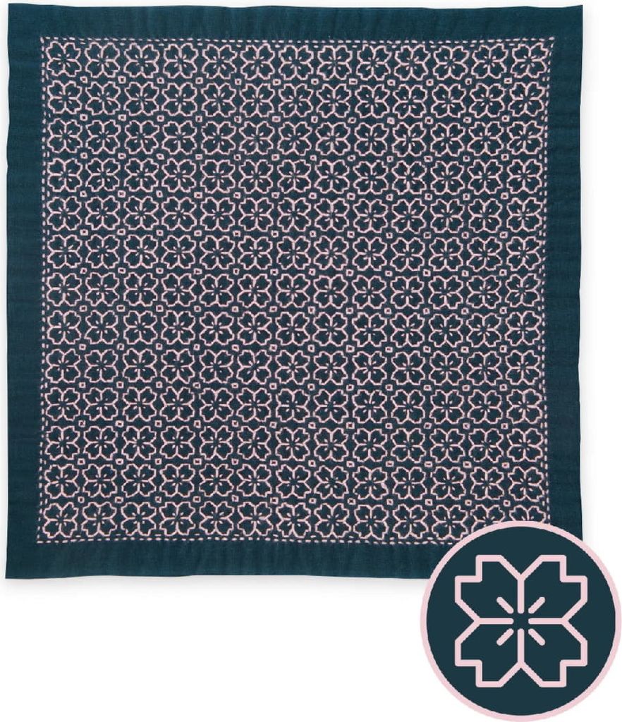 Olympus Hitomezashi Sashiko Stickpackung "Hana Fukin Cherry Produktbild 
