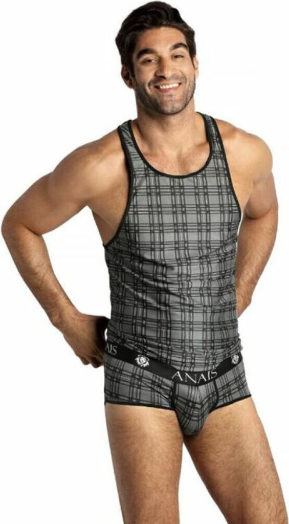 Anais Men - Balance - Herren-Tanktop mit Karomuster