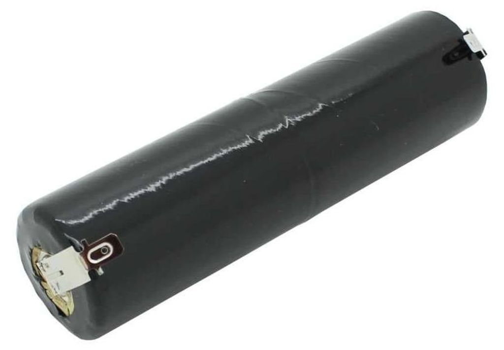 Notleuchtenakku NiCd 2,4V 4500mAh L1x2 Mono D mit Faston-Anschluss ersetzt 2,4 V Akku