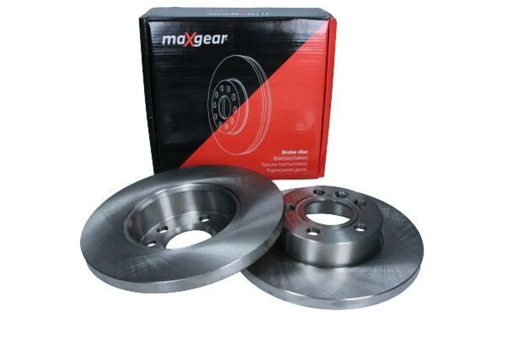MAXGEAR 19-0990 Jeu de 2 Disques de Frein Avant 282mm en Acier Renforcé