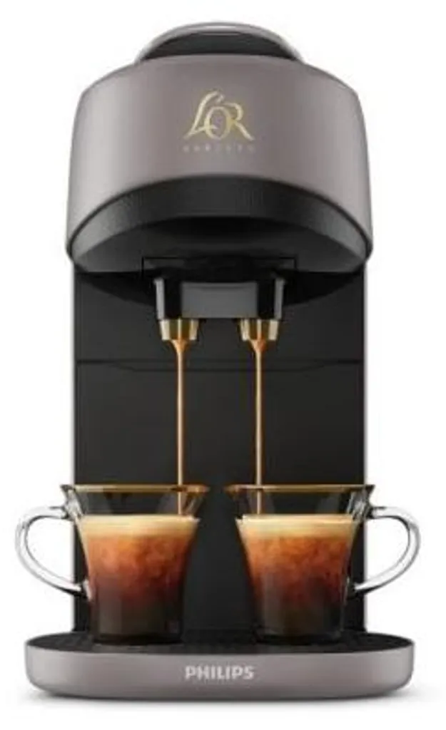 Cafetière à capsules L'OR Barista Sublime - Machine à café compacte Gris