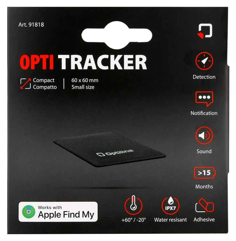 Localisateur pour portefeuille Apple Find My ultra fin spécial voyageur