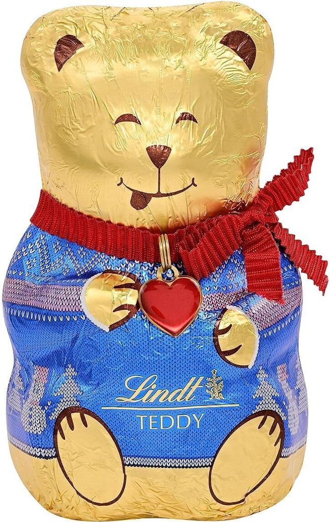 Lindt Teddy Pullover Schokoladen Figur aus Vollmilchschokolade 100g