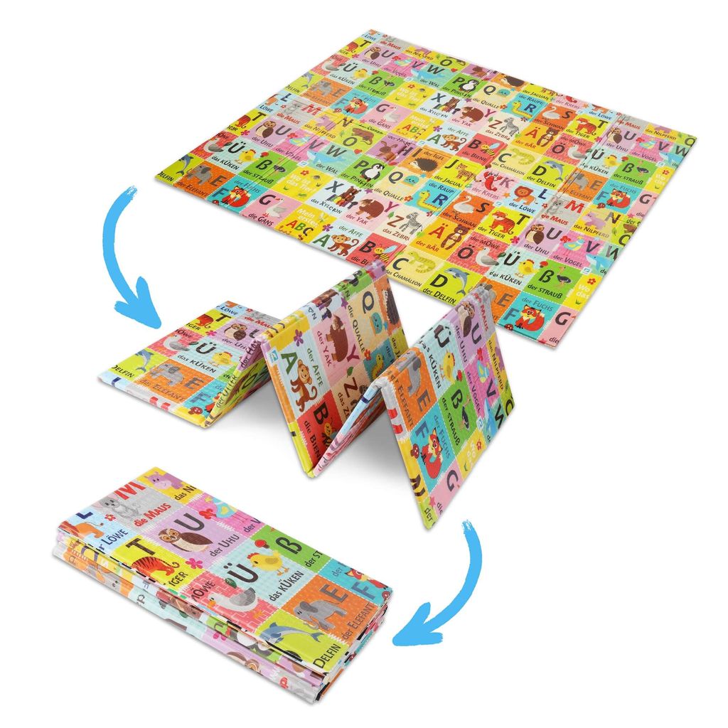 HUMBI Spielmatte Krabbelmatte Doppelseitige Schaum Matte Produktbild 5