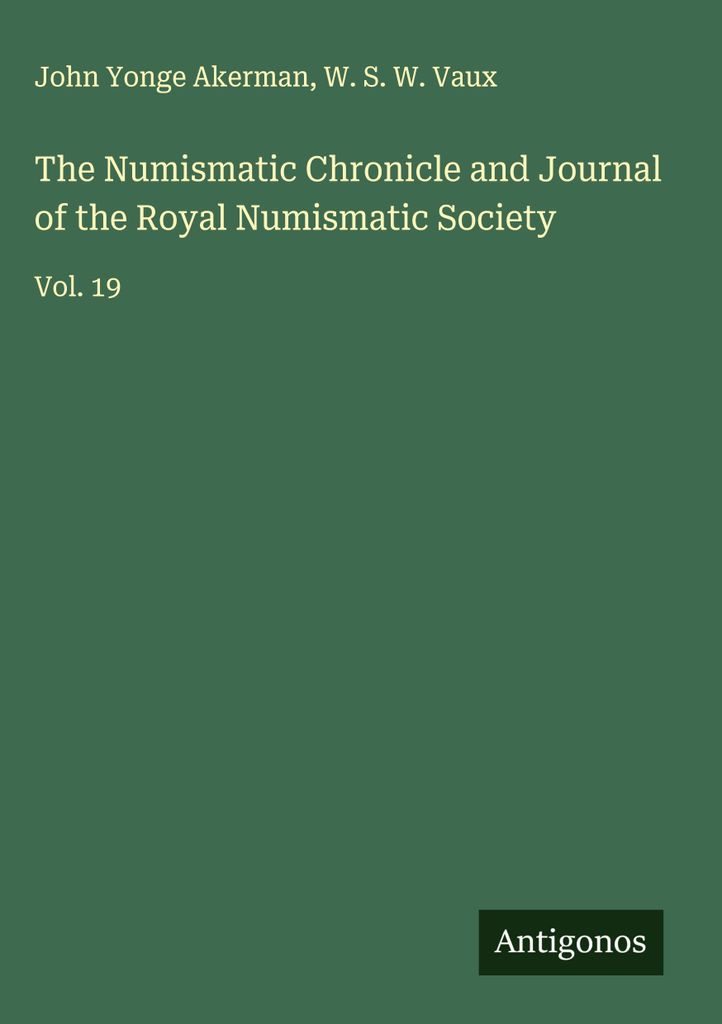 The Numismatic Chronicle and Journal of the Royal Numismatic Society