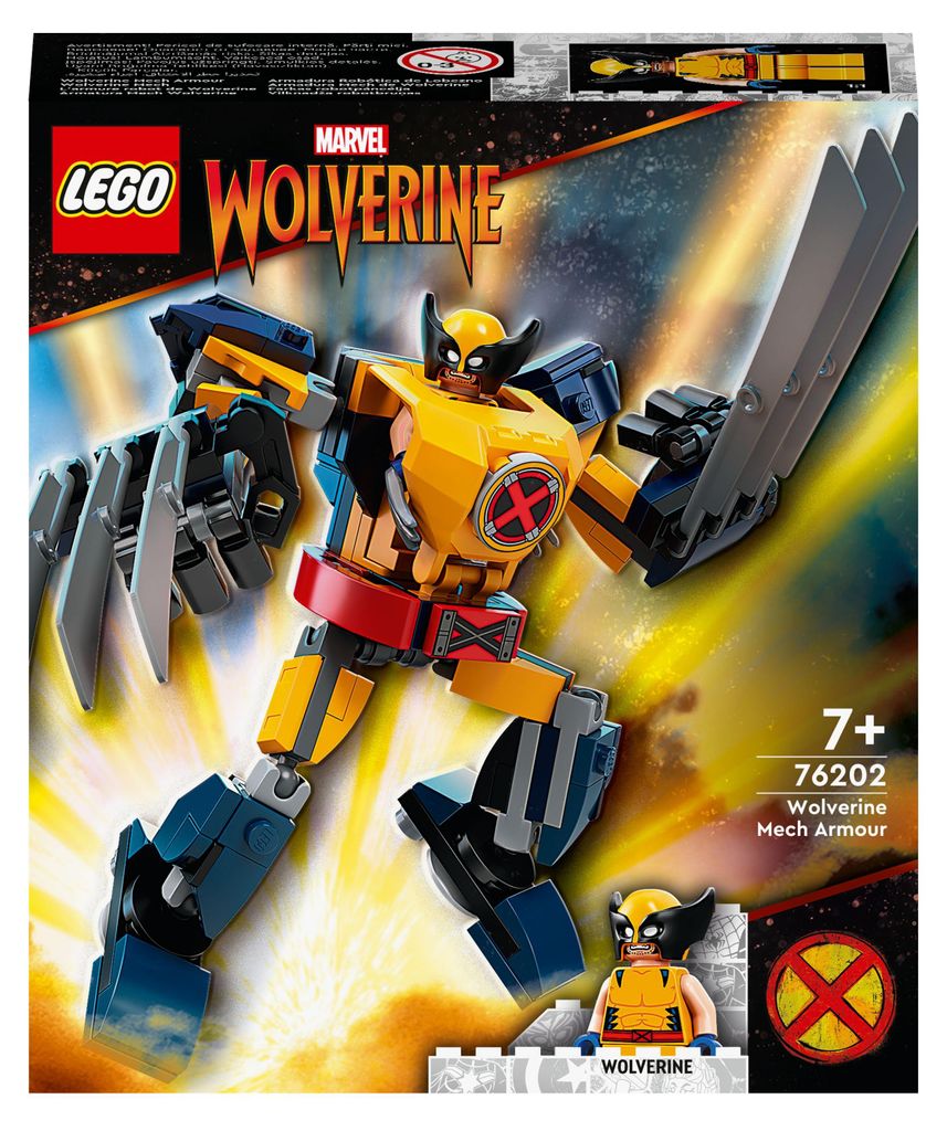 LEGO 76202 Marvel Wolverine Mech, Figur zum Sammeln Produktbild 