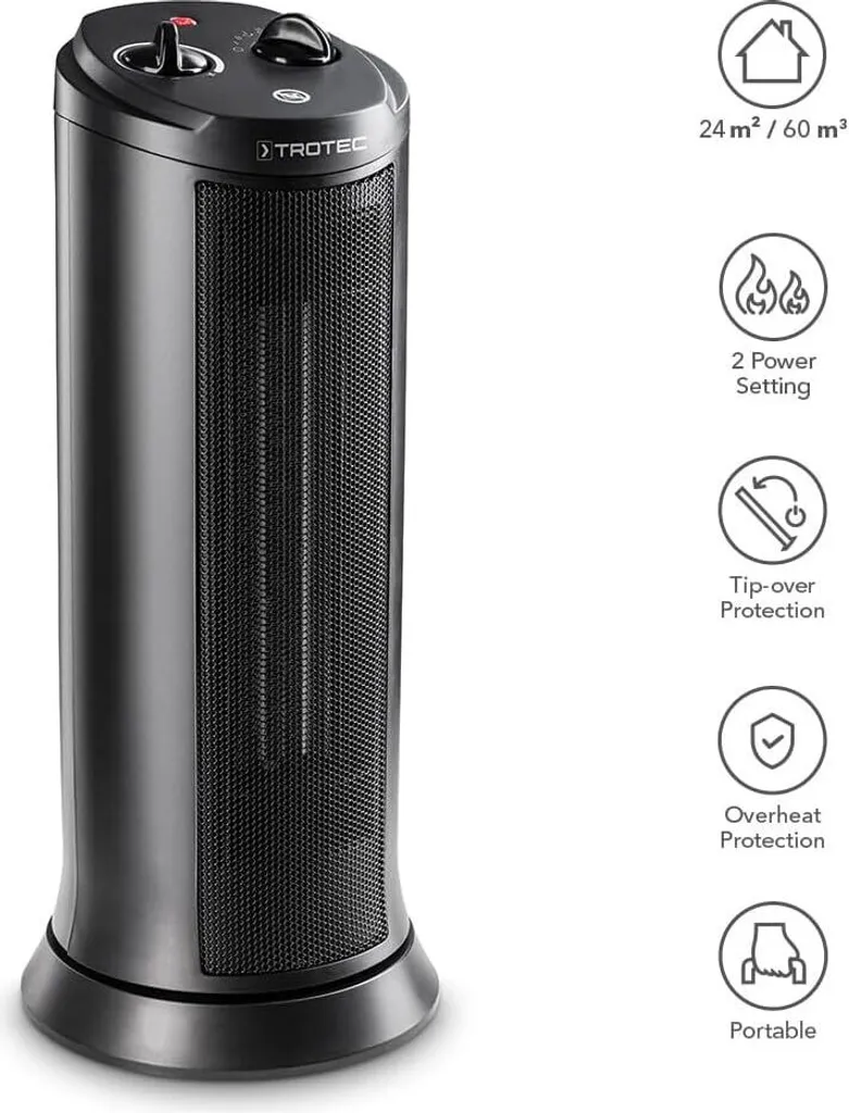 Trotec TFC 19 E Termoventilatore Ceramico: Addio Freddo in Casa