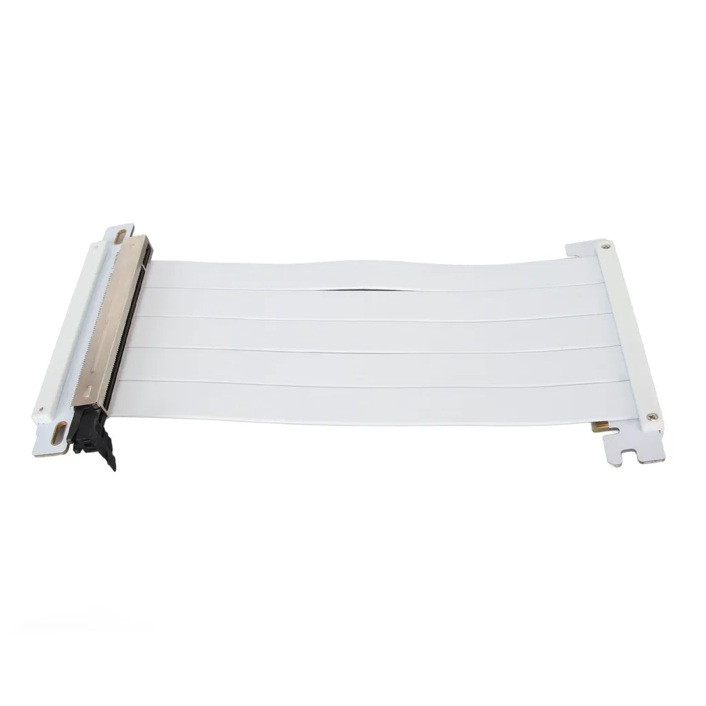 Câble Riser Vertical PCIe 4.0 pour RTX 4090 - Extension GPU 40cm Blanc