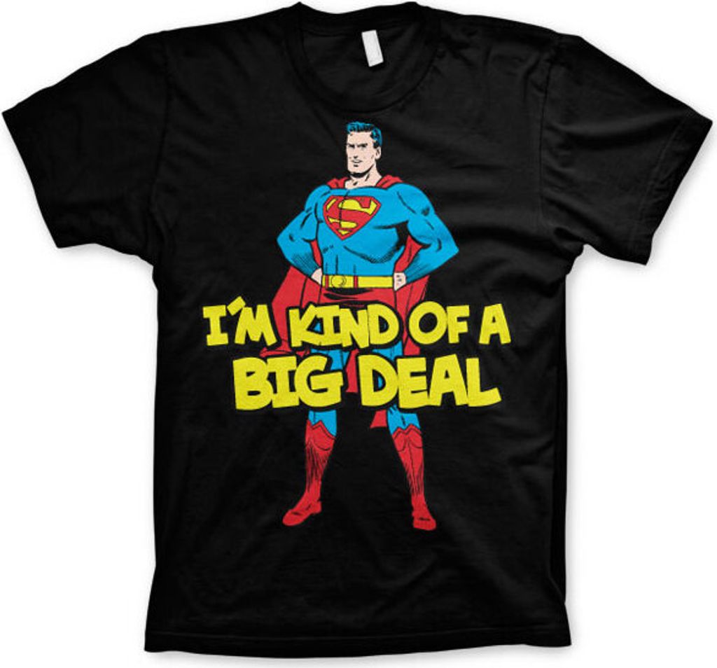 Superman - Im Kind Of A Big Deal T-Shirt - Medium - Black
