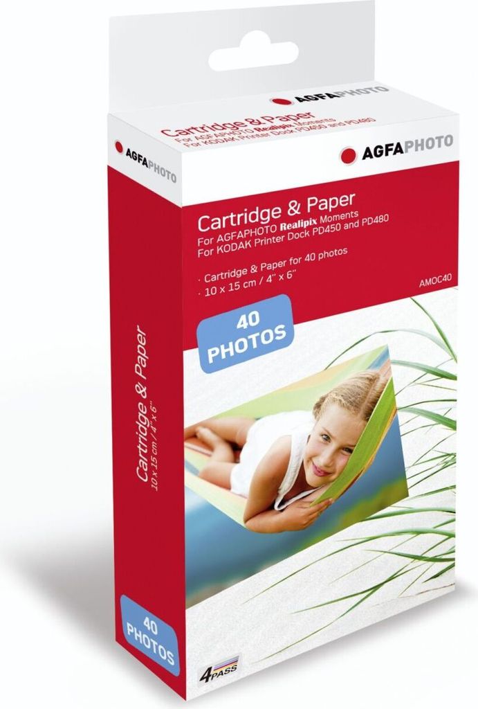 AgfaPhoto AMOC 40 - 40 Blatt 4 x6 Produktbild 