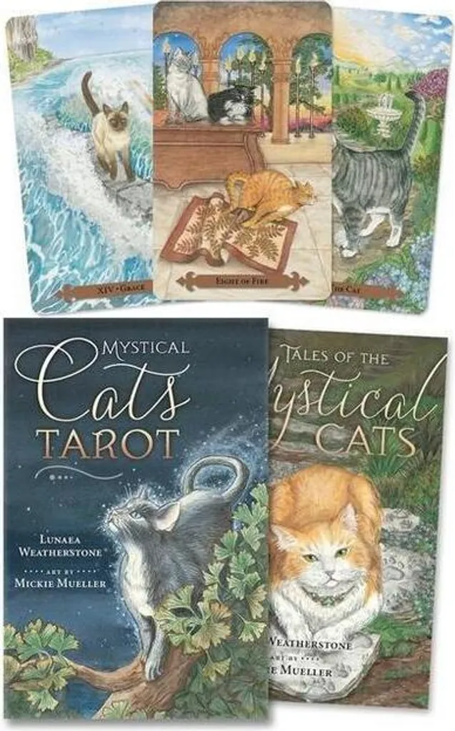Mystical Cats Tarot : Cartes de Tarot aux Illustrations Félines Uniques