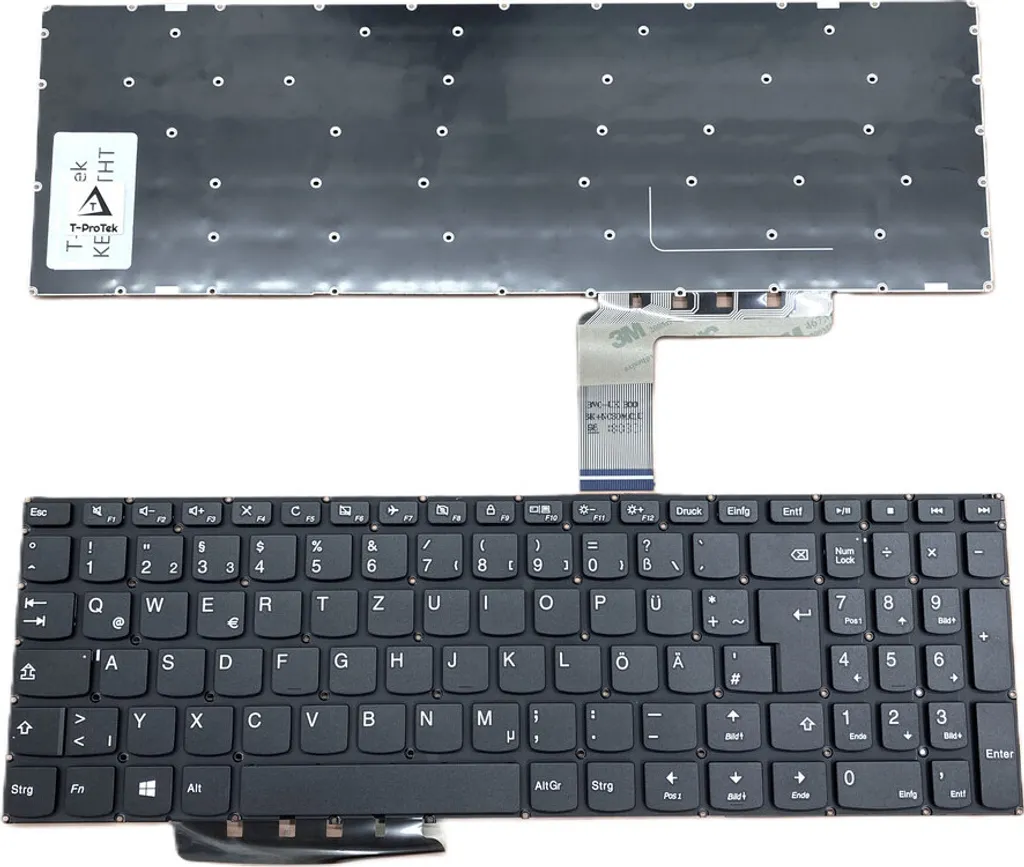 Clavier AZERTY Français pour Lenovo V110-15ISK V110-15AST Noir Neuf