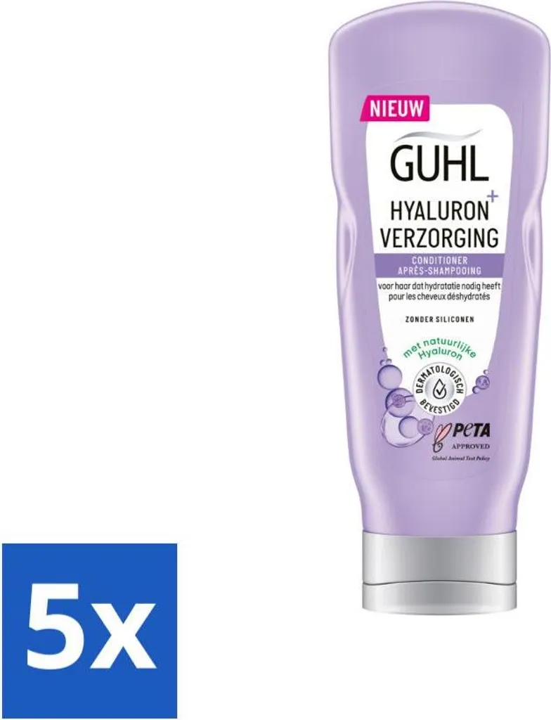 Guhl Balsamo Hyaluron+ Care 200ml 5 Pezzi: Idratazione Senza Pesantezza