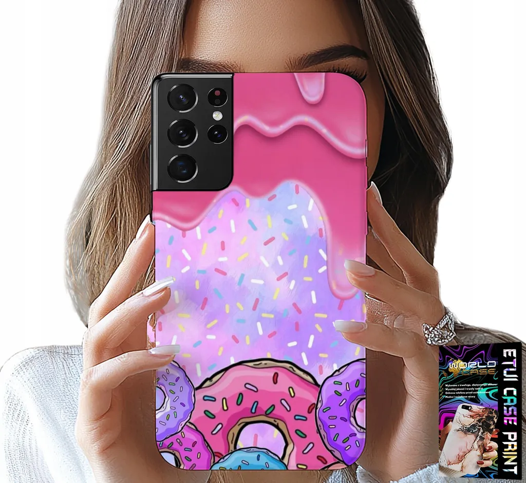 Regalo Ideale Samsung S21 Ultra: Custodia Donuts e Ghiaccio