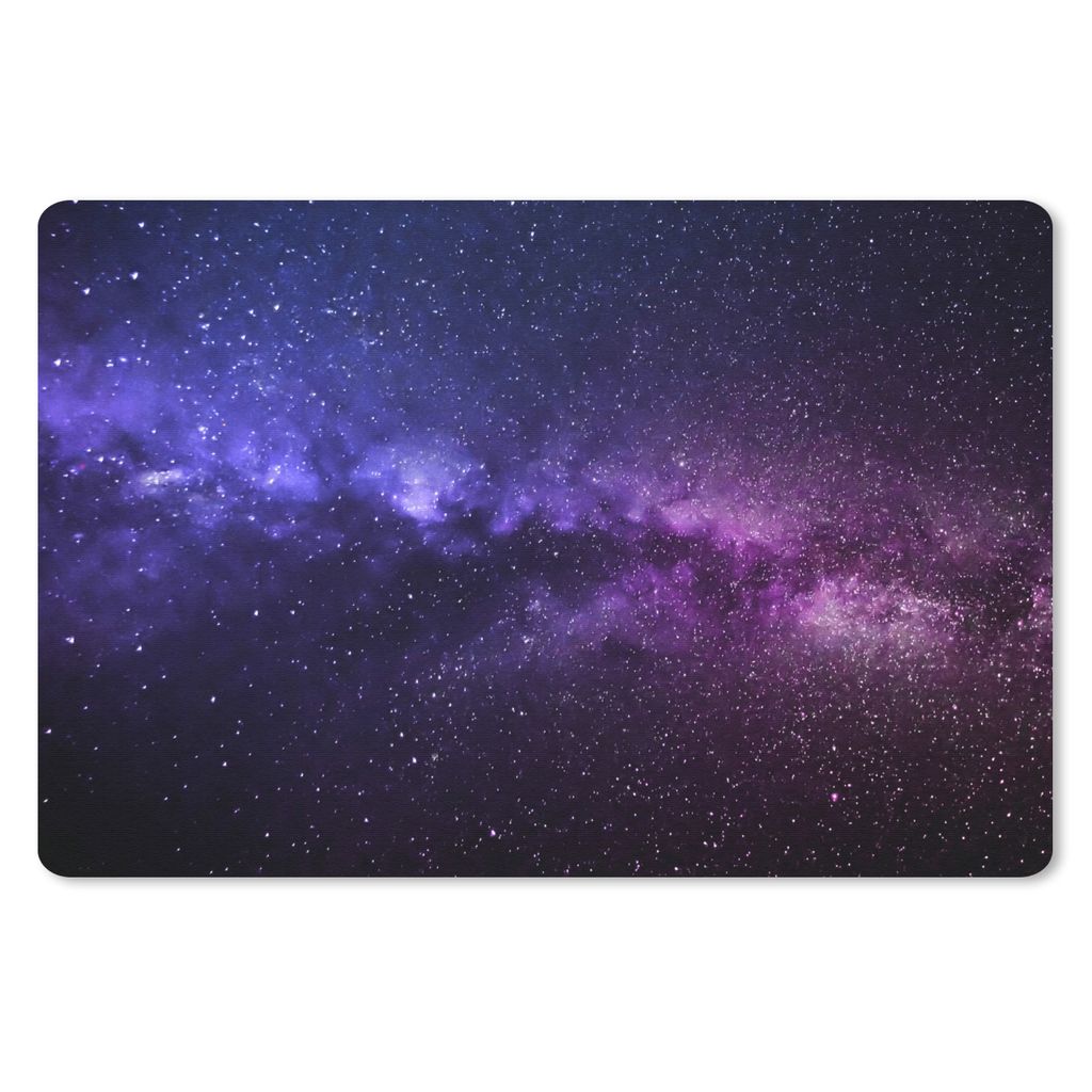 MuchoWow Schreibtischunterlage Sternenhimmel - Nacht - Weltraum 60x40 cm - XXL Mauspad - Großes Mauspad