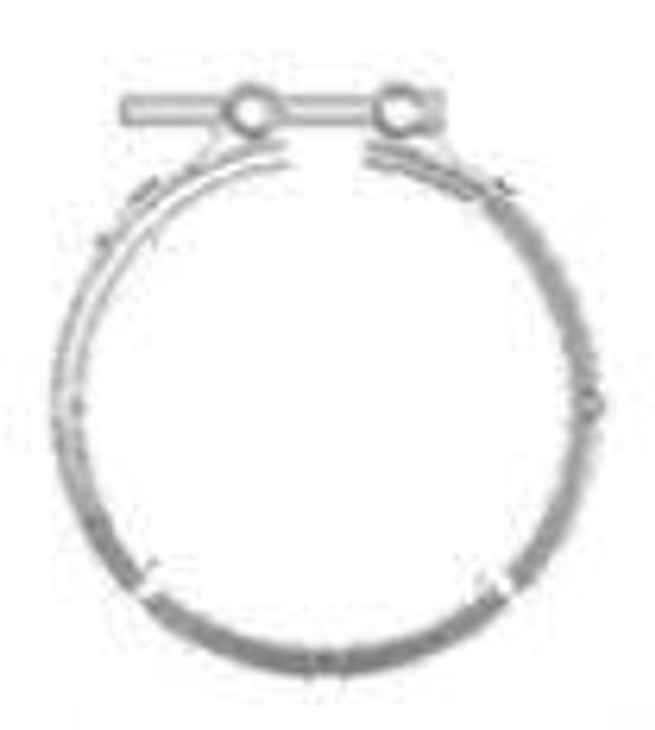 DINEX Auspuffschelle 68867 114,3mm 132mm 20mm Aluminium