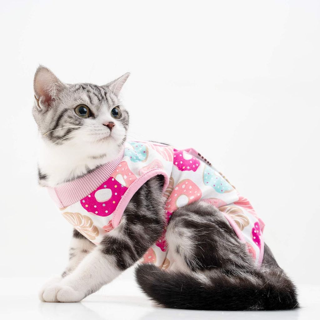 Katzen-Erholungsanzug für Bauchwunden oder Hautkrankheiten, Produktbild 