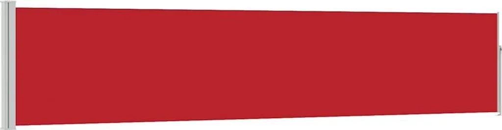 vidaXL Tenda laterale estensibile 100×500 cm rosso