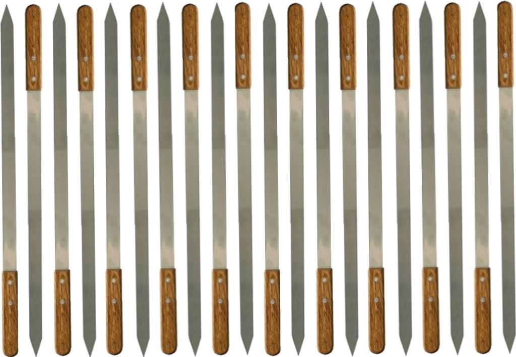 walexo Edelstahl Kebab Adana Grillspieße 600x23x2mm Produktbild 