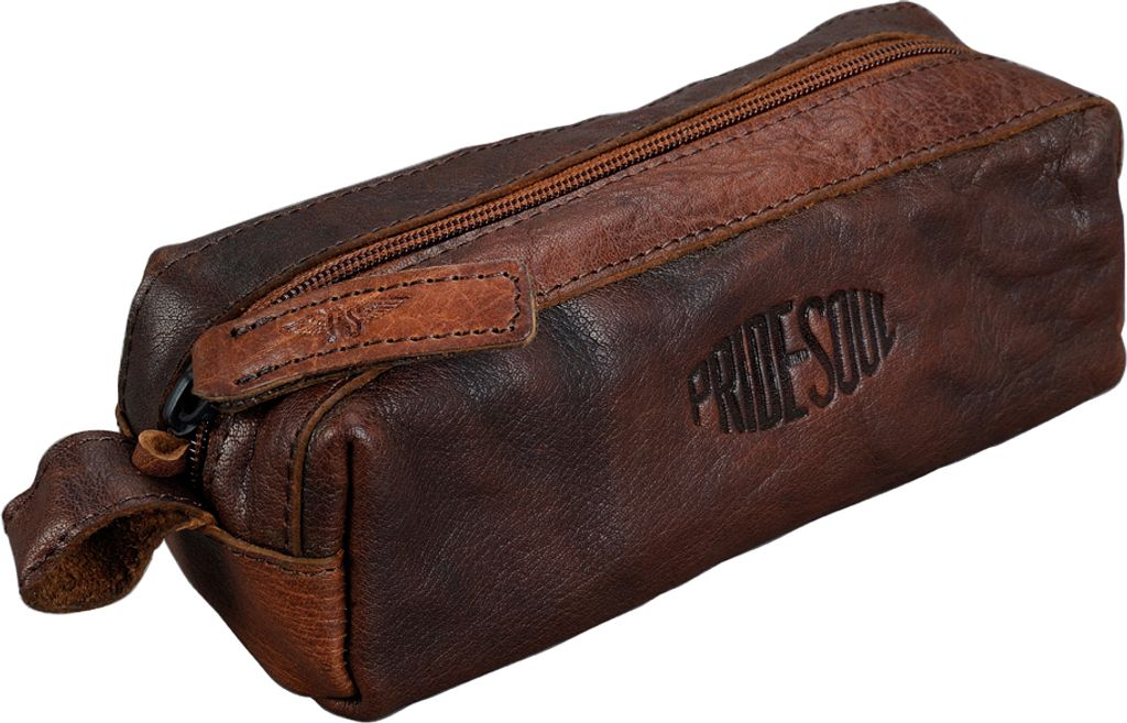 PRIDE&SOUL Schlamper Rolle aus Leder dunkelbraun