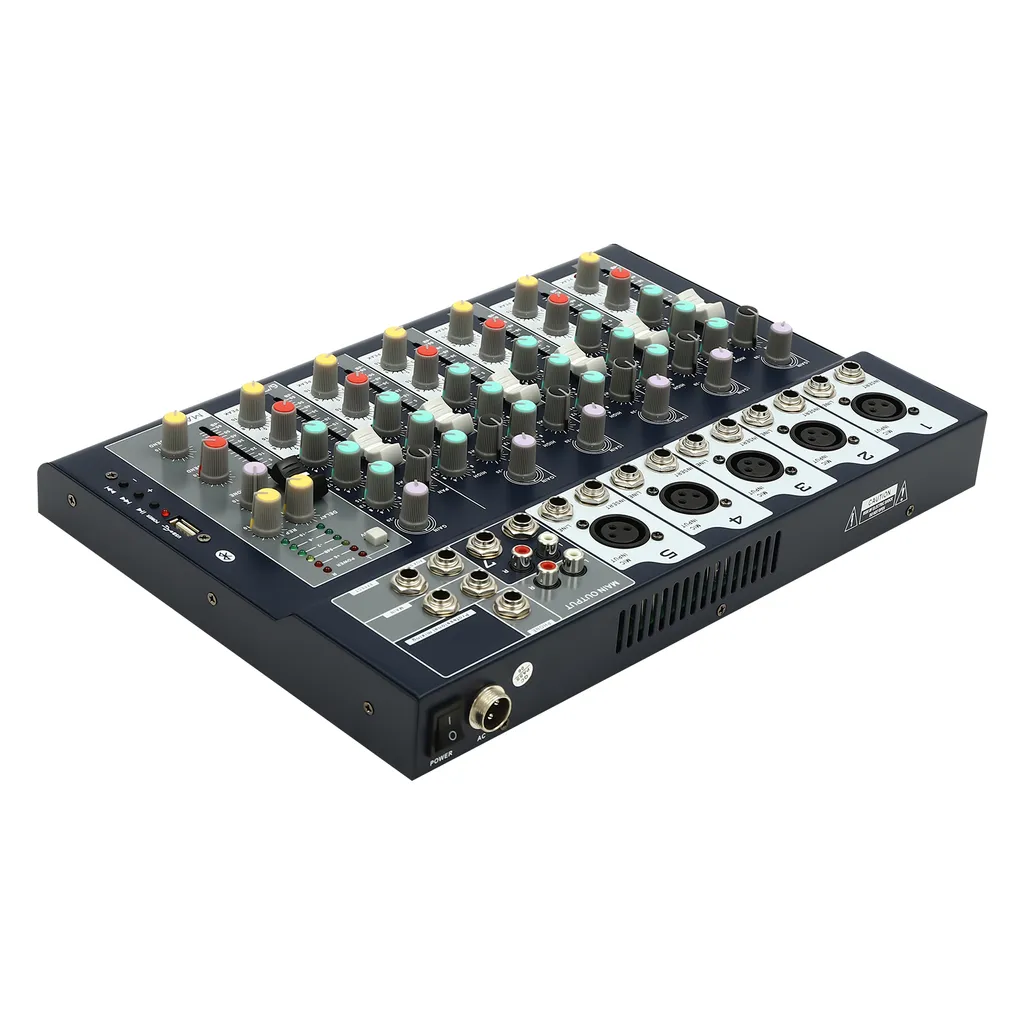 Table de mixage audio 7 pistes format compact pour bars et concerts - 5