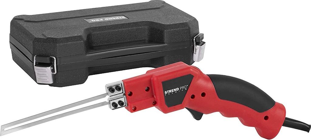 Styroporschneider Heißdrahtschneider 150 Watt | Ink. Temperaturregler & Transportkoffer | Thermosäge Styrodur Schneidegerät für Isolierung Kuns...