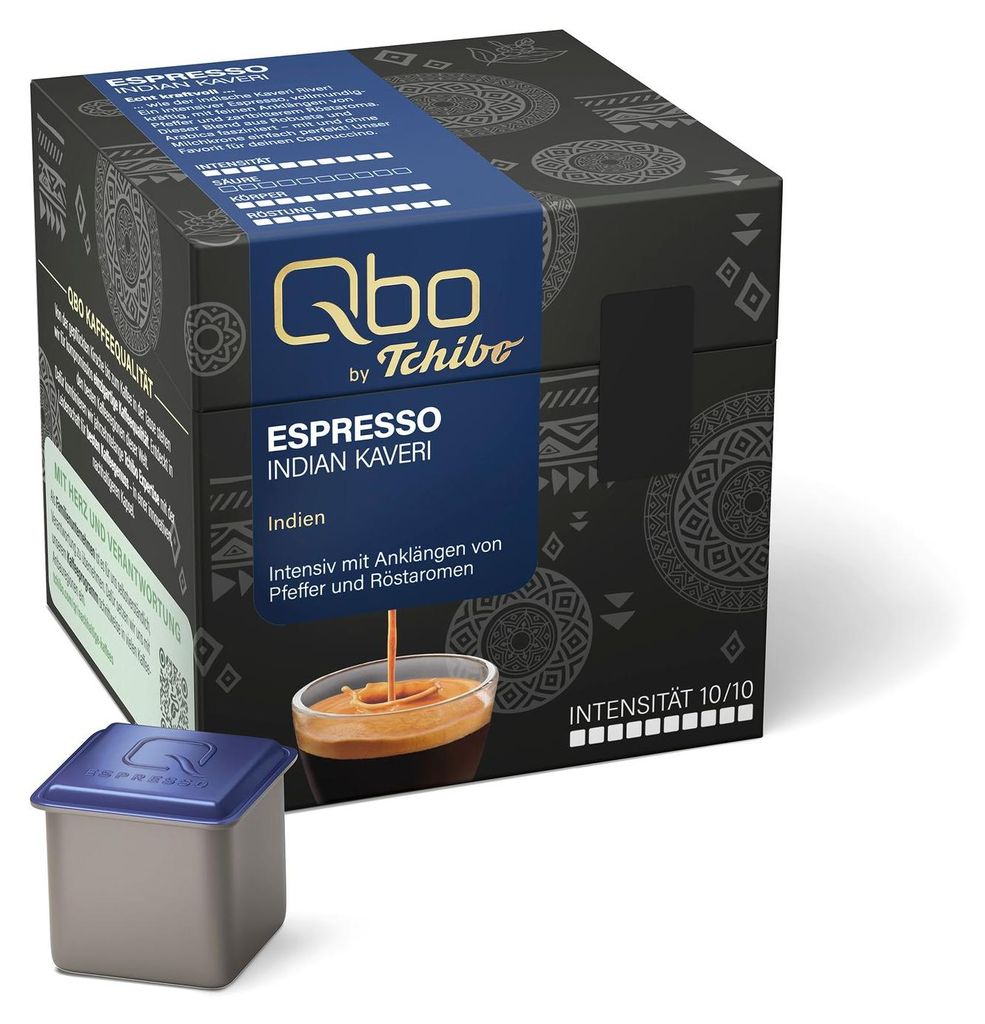 Tchibo Qbo Espresso Indian Kaveri Premium Kaffeekapseln, 27 Produktbild 