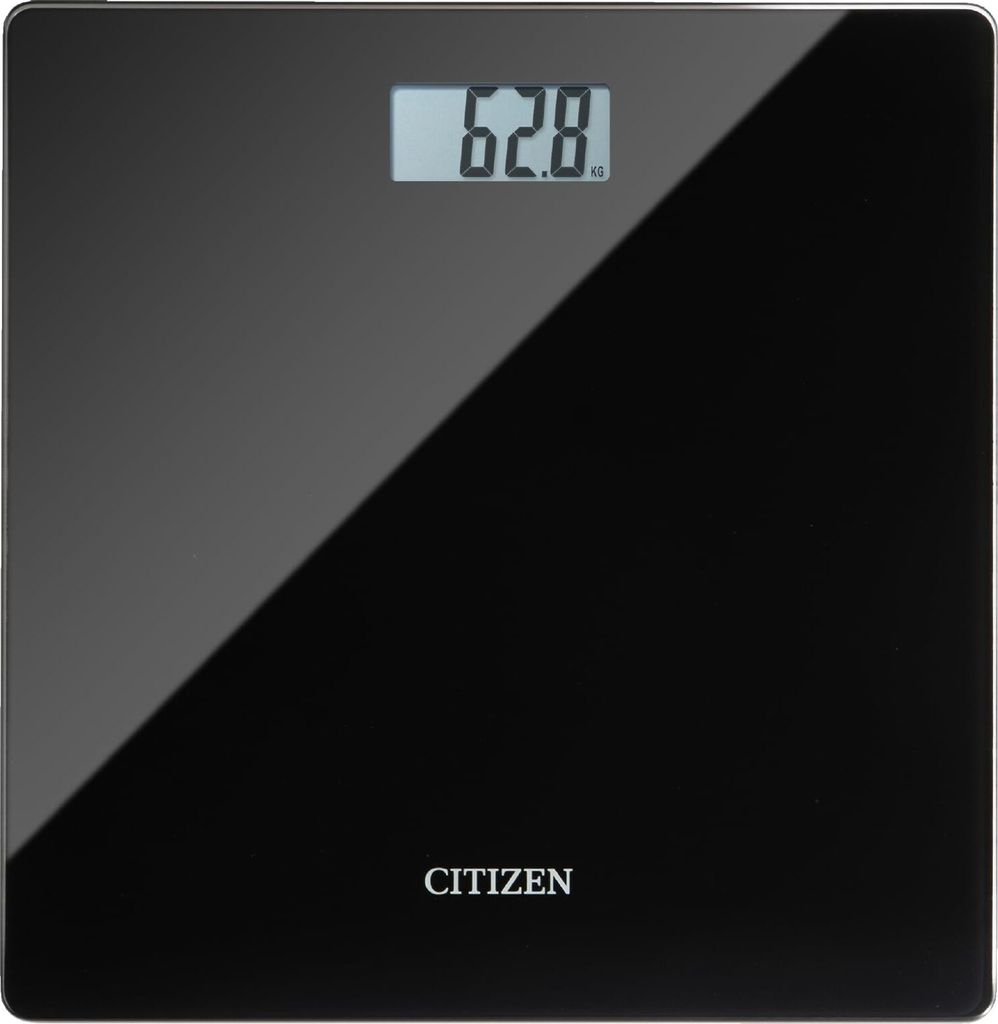 CITIZEN HMS324 Weiße/schwarze digitale Körperwaage. Produktbild 