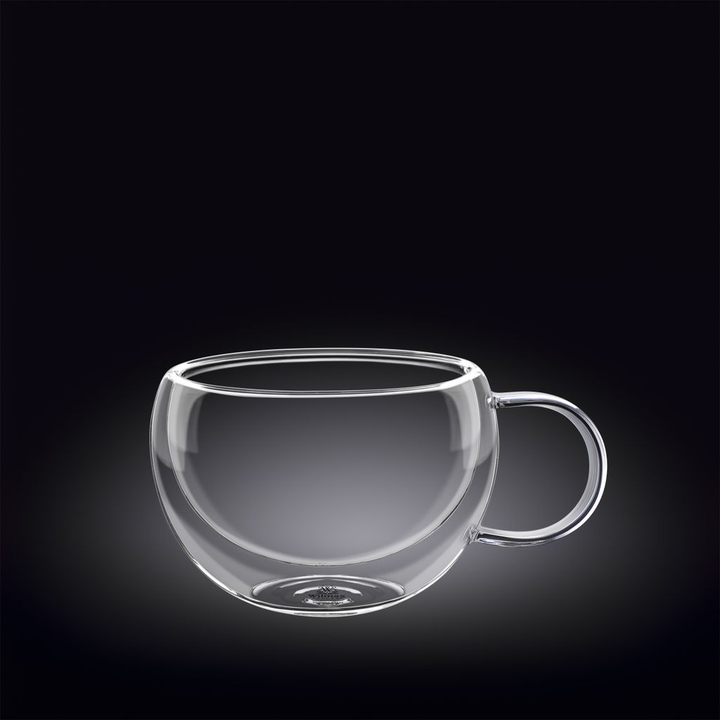 Wilmax Doppelwandiger Becher 300 ml Transparent WL-888769/A Produktbild 