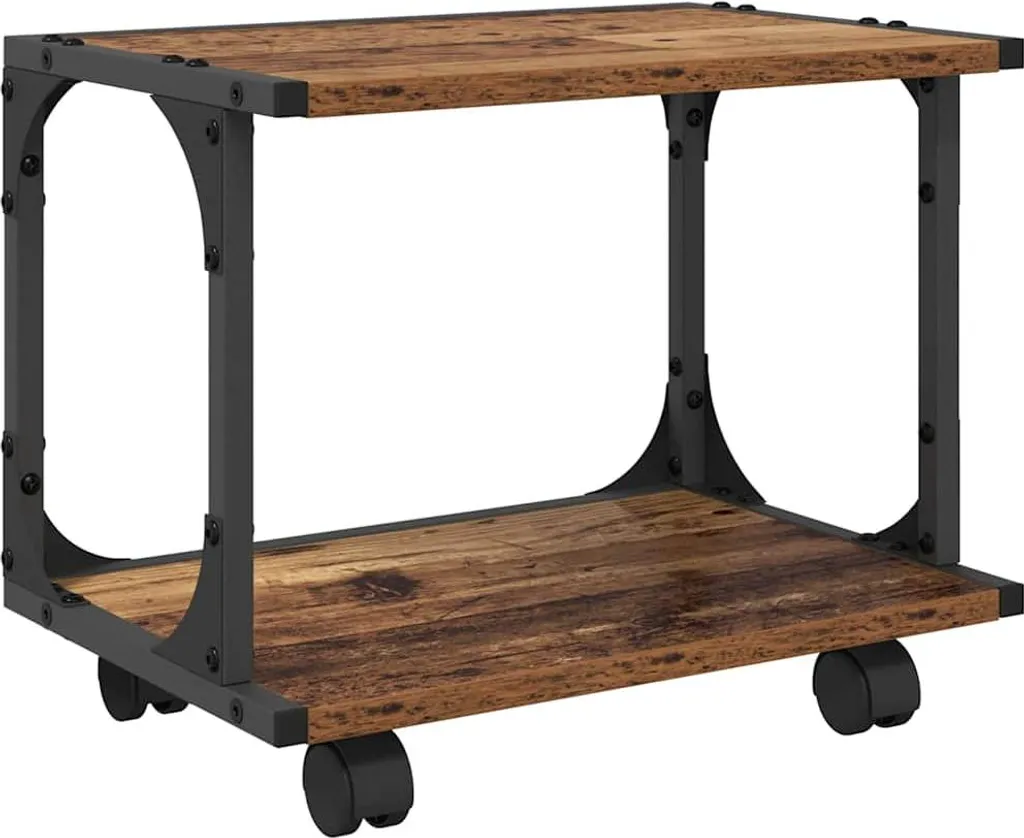 Supporto per Stampante da Scrivania vidaXL Legno Rustico 41x28x33,5