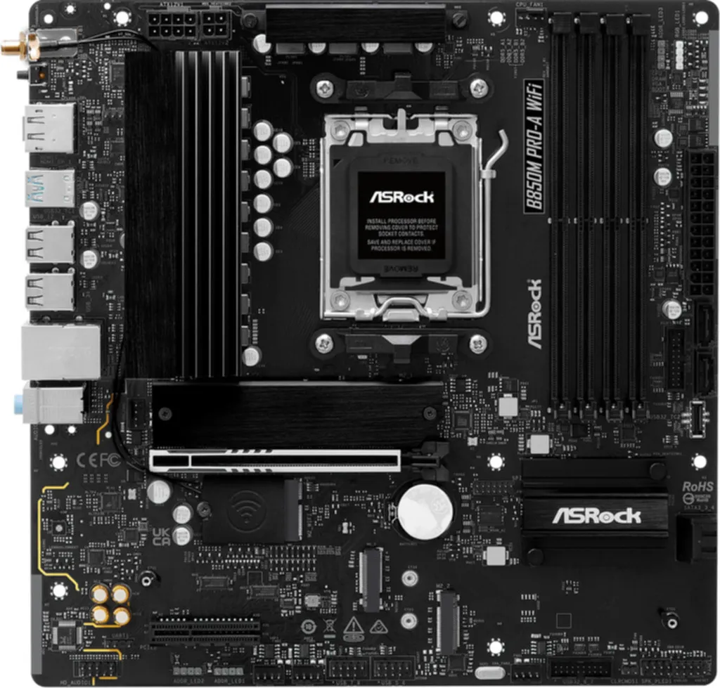 ASROCK B850M Pro-A WiFi AM5: La Scelta Intelligente per PC Moderni