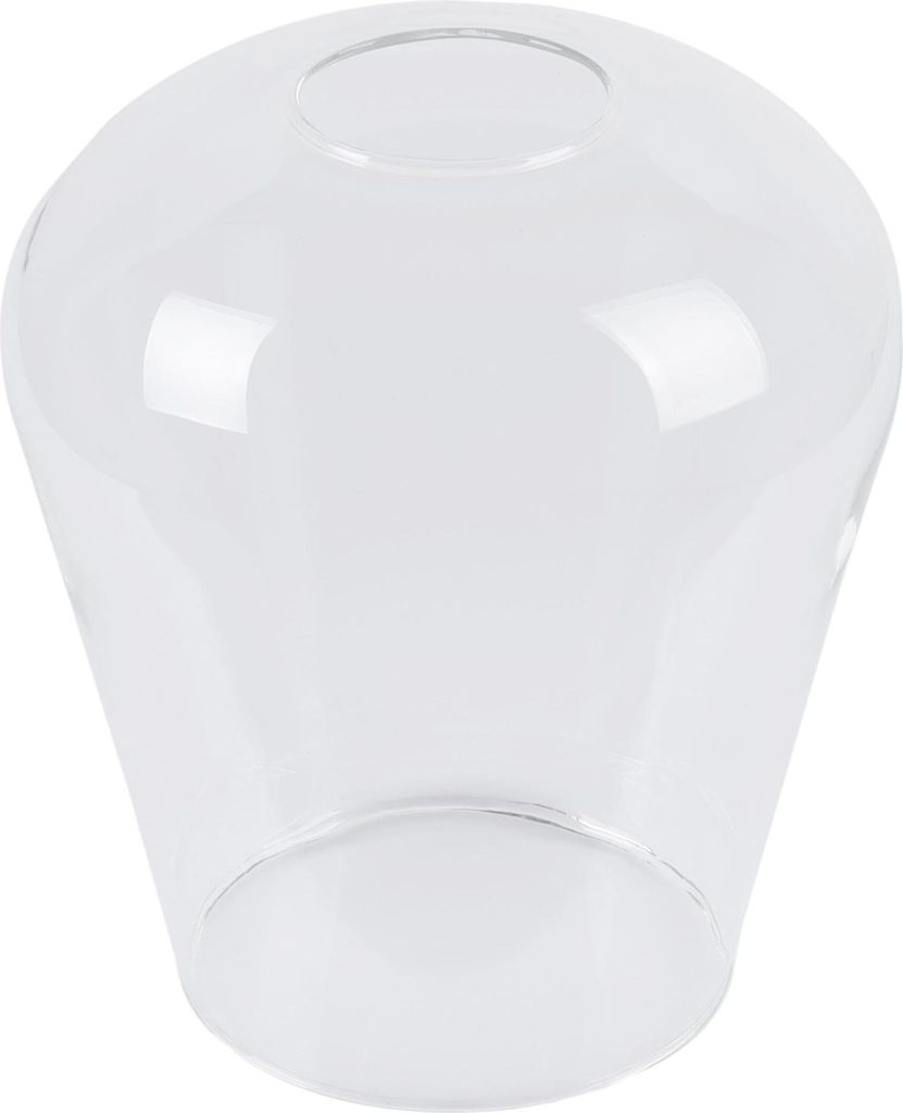 Lampenschirm Novalja transparent Tropfenform – stilvoller Glaslampenschirm für elegante Raumbeleuchtung