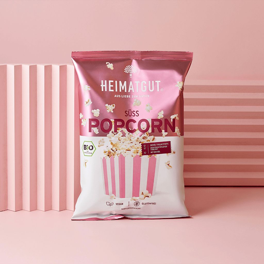 HEIMATGUT – veganes  Popcorn Süß – 1 x 90g Produktbild 