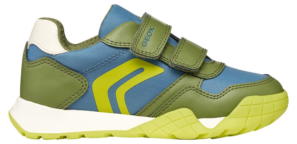 GEOX RANN-E, Sneaker in Grün kombiniert für Kinder, Größe 31