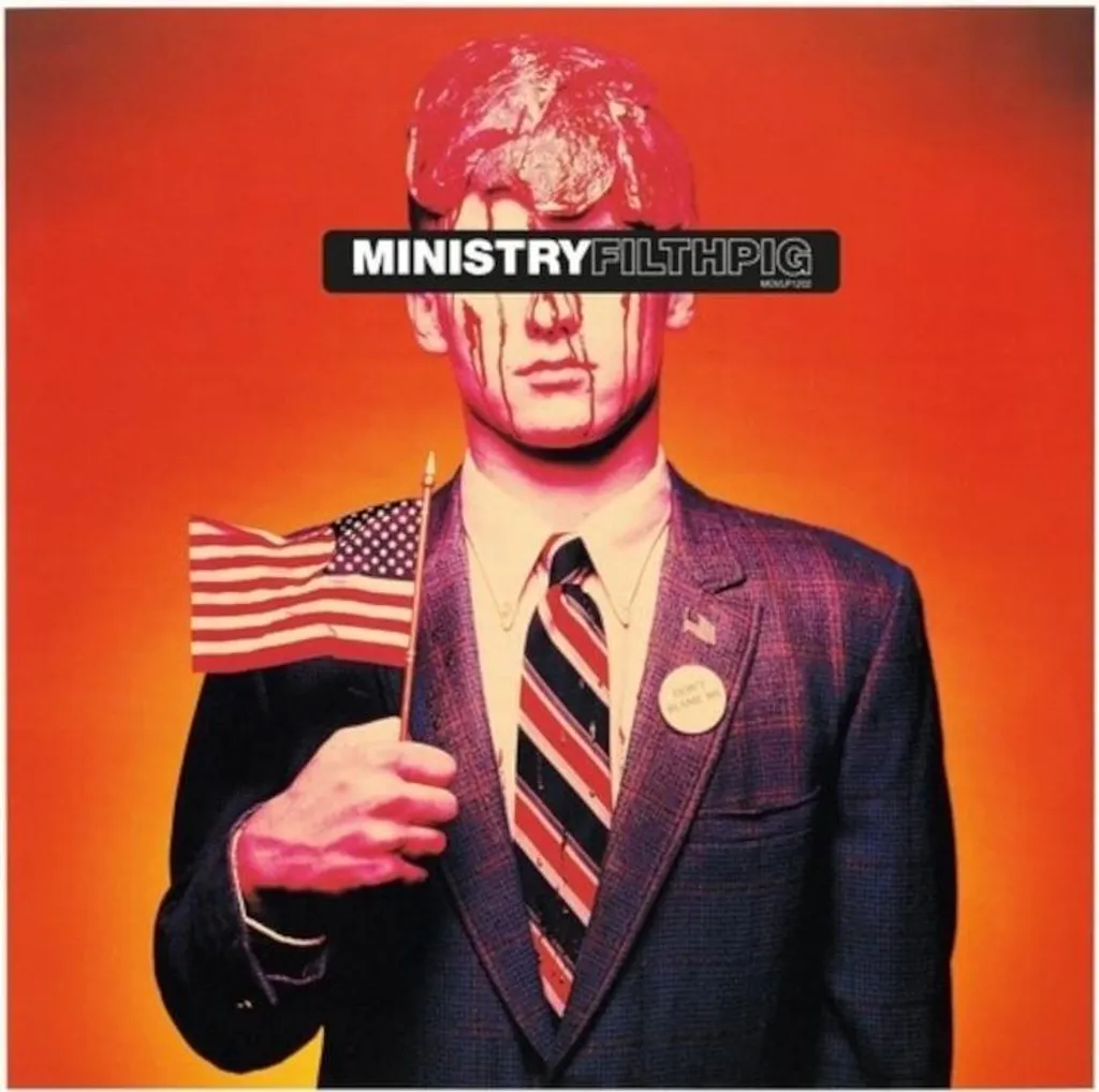Vinyle Ministère Filth Pig Album Culte Industriel Neuf LP Import