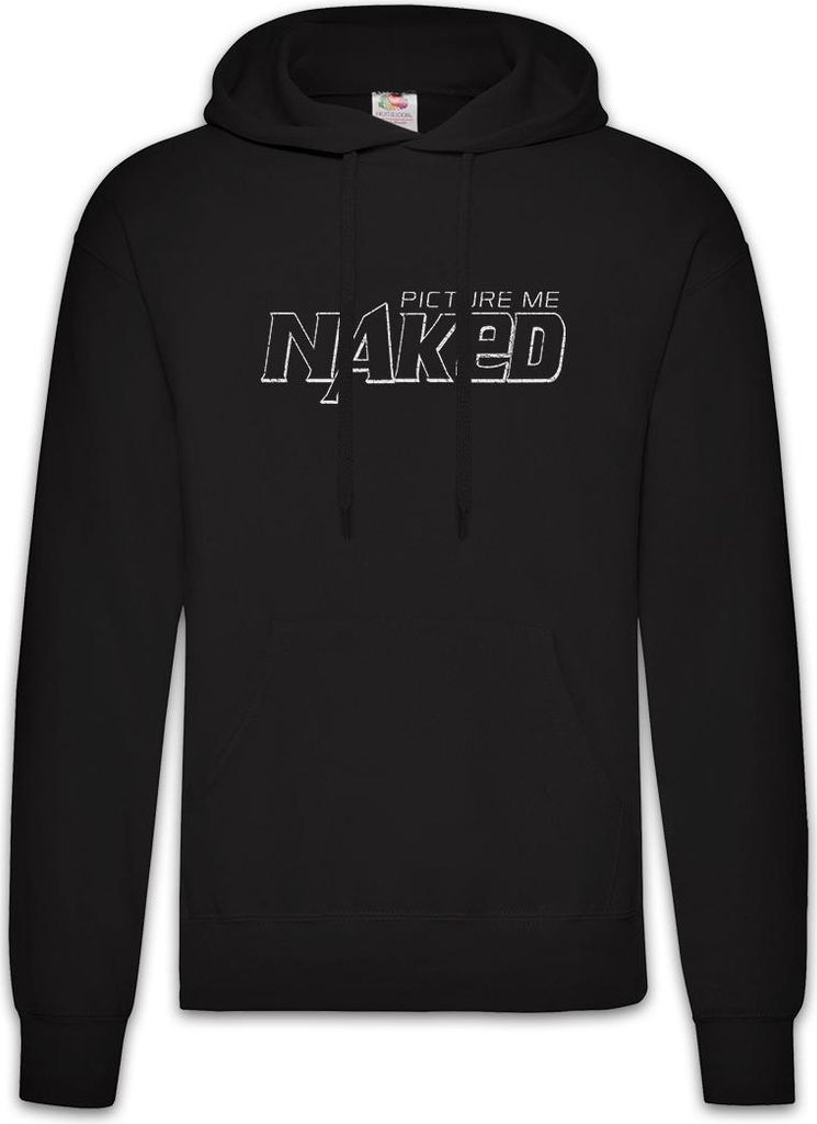 Urban Backwoods Picture Me Naked, Herren Hoodie, Farbe: Schwarz, Größe: L