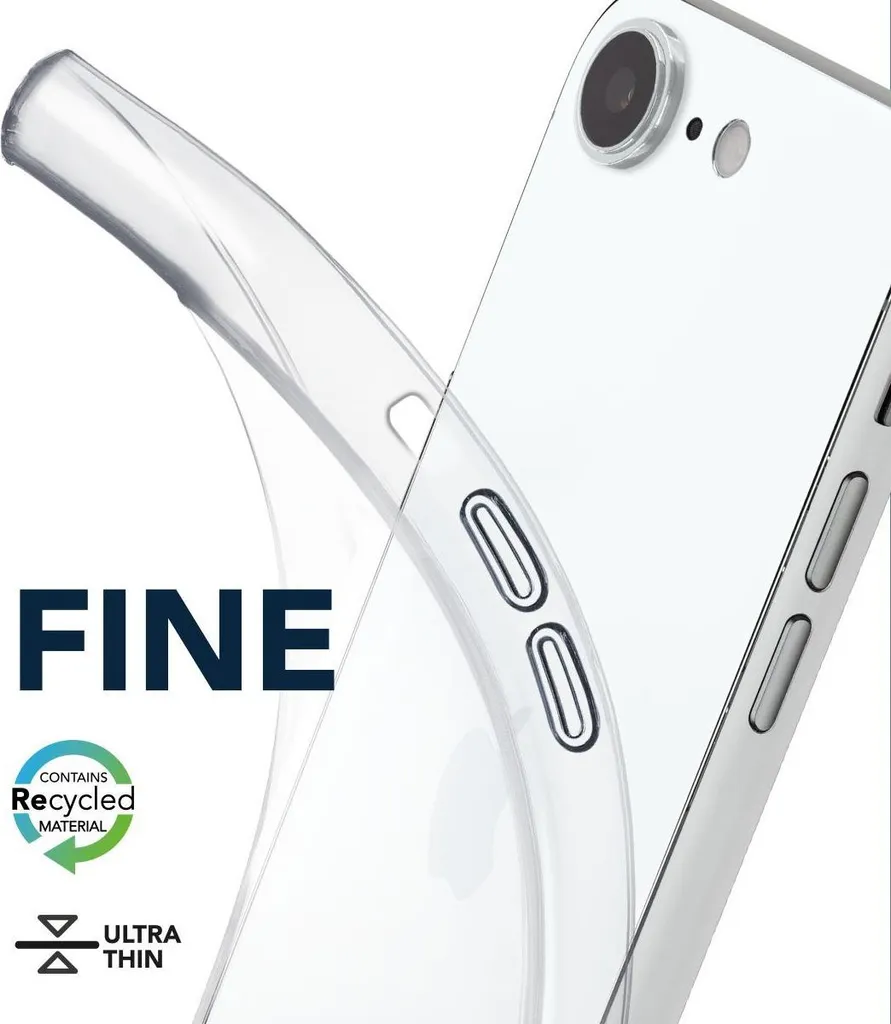 Cellularline Fine per Apple iPhone 16e - Custodia Trasparente Professionale