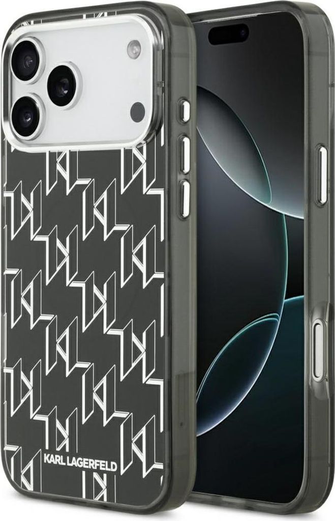 Karl Lagerfeld - IML MagSafe KL Monogram (KLHMP17XHMIKLMEK) - iPhone 17 Pro Max - Black