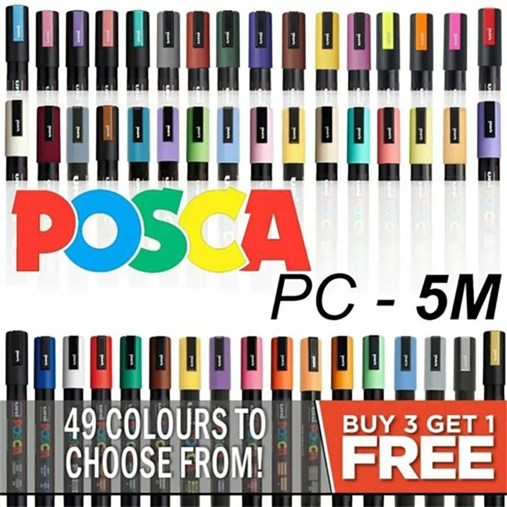 uni-ball permanentní popisovač uniPOSCA PC-5M černý 2,5mm Obrázek produktu 
