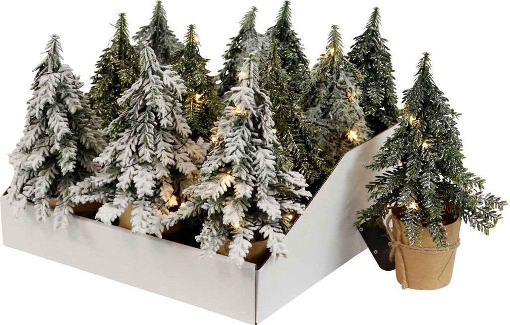 Hoff Interieur GmbH & Co. KG LED Bäume mehrfarbig sortiert 20cm (1 Stück)